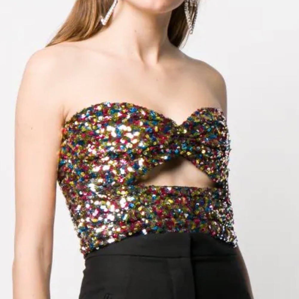 The Attico
sequinned strapless top
Size IT 40- US 2-4